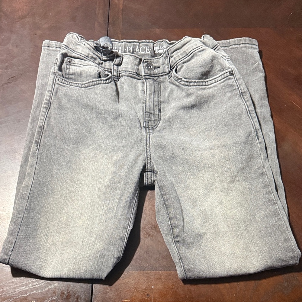 The Children's Place Light Gray Slim Men's Jeans